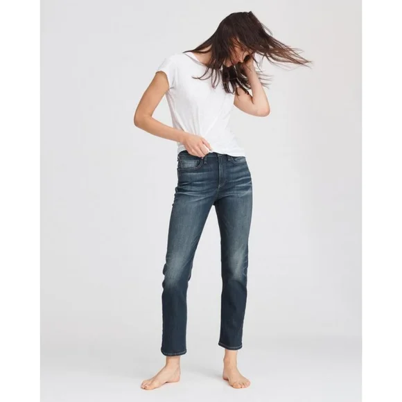 Rag and bone high rise sale cigarette jeans